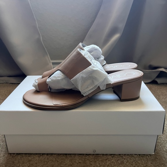 Calvin Klein Cream Mules & Clogs - Picture 3 of 4
